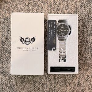 Mens hidden hills Luxury Watch